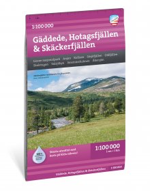 Gäddede, Hotagsfjällen & Skäckerfjällen 1:100000