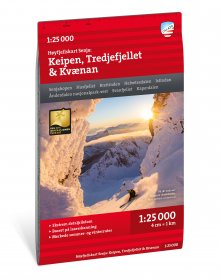 Høyfjellskart Senja: Keipen, Tredjefjellet & Kvænan