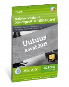 Kainuu: Vuokatti, Hiidenportti & Tiilikkajärvi 1:25 000