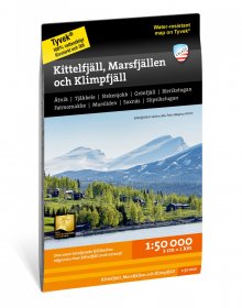 Kittelfjäll, Marsfjällen & Klimpfjäll 1:50.000