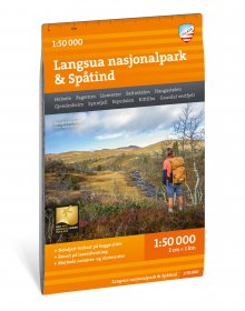 Turkart Langsua Nasjonalpark & Spåtind 1:50.000