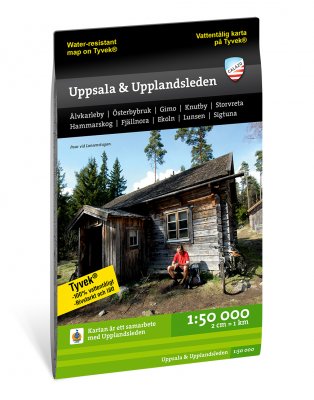 Uppsala & östra Upplandsleden 1:50.000