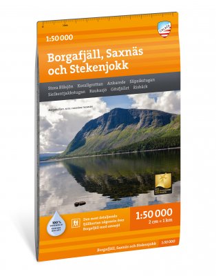 Borgafjäll, Saxnäs & Stekenjokk 1:50.000