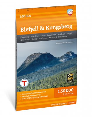 Turkart Blefjell & Kongsberg 1:50 000