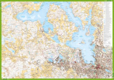 Salpausselkä: Lahti & Hollola 1:25 000