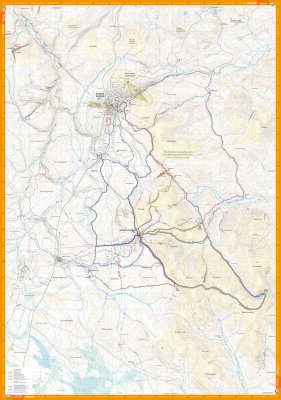 Kiilopää ja Saariselkä - Retkeilyopas & tunturikartta 
