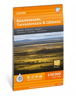 Kaaresuvanto, Tarvantovaara & Lätäseno 1:50 000