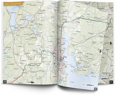 Cykelatlas Vänerleden 1:50.000