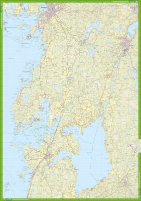 Djurö nationalpark, Mariestad & Kristinehamn 1:50 000