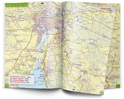 Karta uppslag Upplandsleden