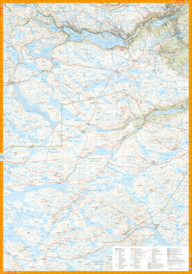 Turkart Hardangervidda nord 1:50 000