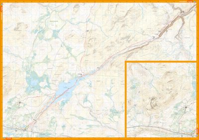 Kevo, Kuivi & Paistunturit 1:50.000