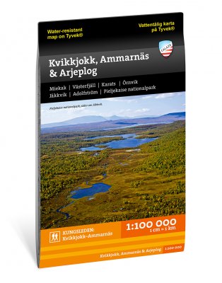 Kvikkjokk, Ammarnäs & Arjeplog 1:100.000