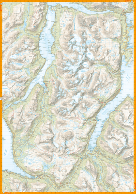 Turkart Lyngen 1:50 000