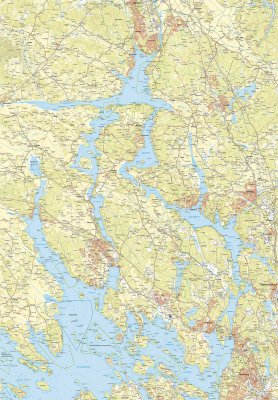 Östra Mälaren 1:50.000