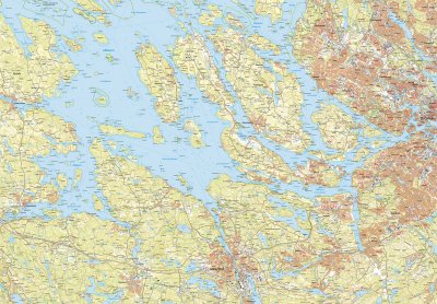 Östra Mälaren 1:50.000