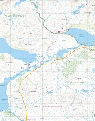 Padjelantaleden 1:50.000