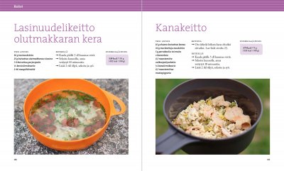 Vaivatonta retkiruokaa - Lisää vain kiehuvaa vettä!