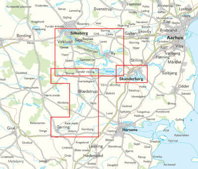 Silkeborg & Søhøjlandet 1:25.000