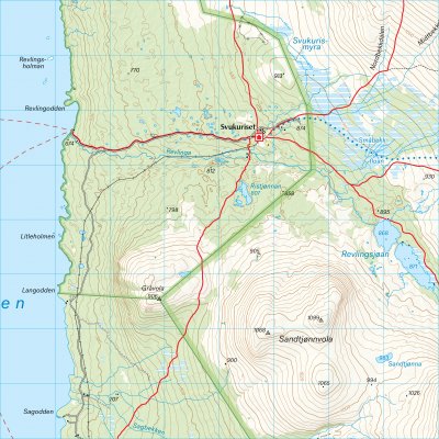 Turkart Femundsmarka 1:50 000