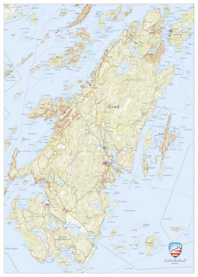 Stigkarta Utö & Ornö 1:20 000