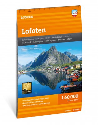 Turkart Lofoten 1:50 000