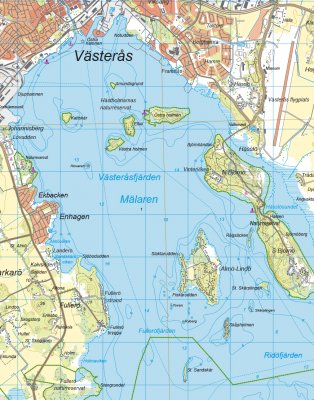 Västra Mälaren 1:50.000